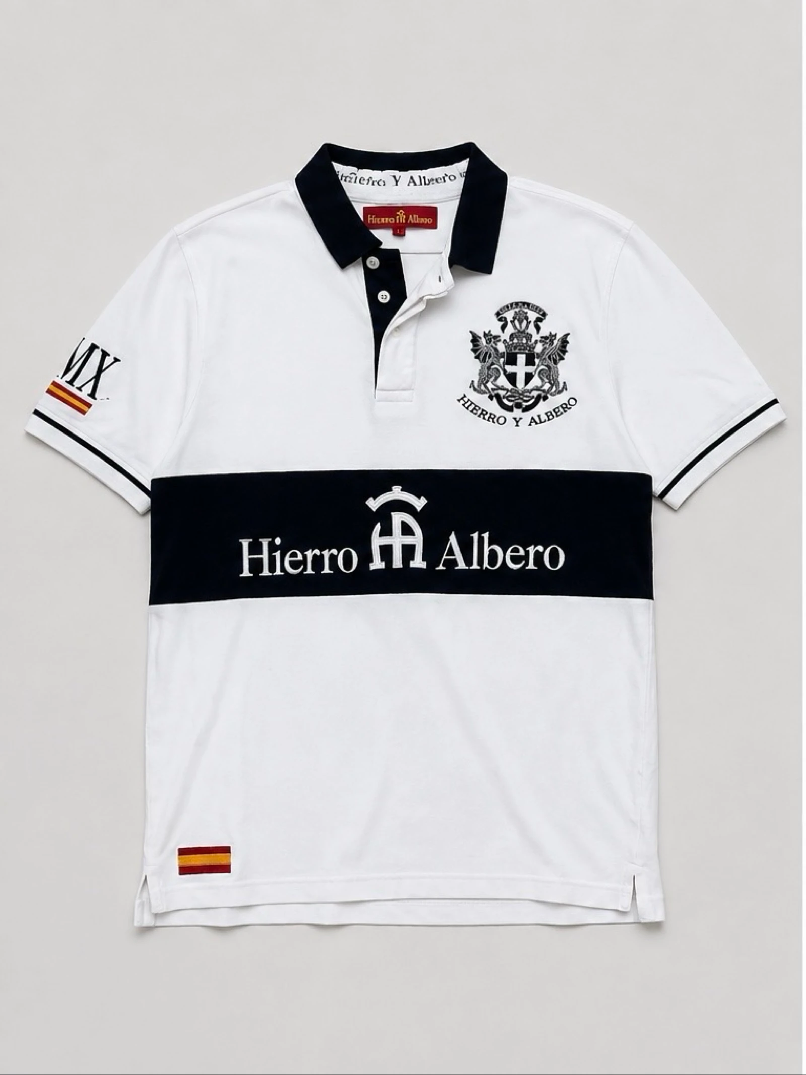 Vintage Polo Hierro Y Albero | tamanho L 